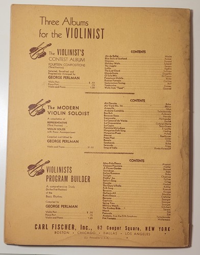 1941 The Modern Violin Soloist - Picture 4 of 4