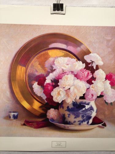Vintage Sidney F. Willis Peonies - New York Graphic Print - Picture 3 of 8