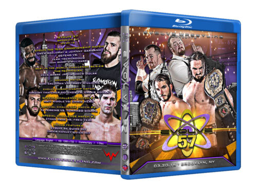 Official Evolve Wrestling - Volume 57 Event Blu-Ray - Photo 1 sur 1