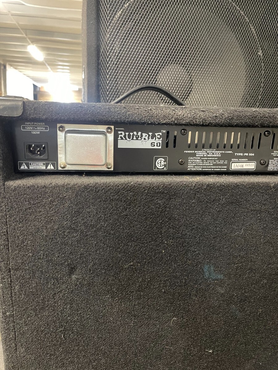 Fender Rumble 60 Bass Combo Amp Rumble 60 Speaker | eBay