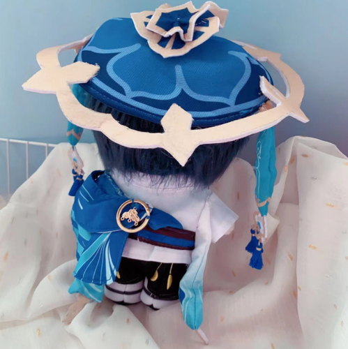 Anime süße Scaramouche Wanderer 20 cm Plüschpuppe Anziehspielzeug Plüschtier Cosplay - Bild 3 von 9