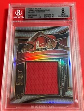 2023-24 Select Amen Thompson RC Rookie Jumbo Swatches BGS 8