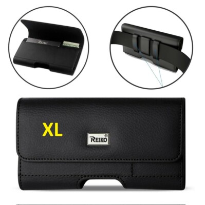 XL leather Holster belt clip Loop Card holder Pouch Fit a Hard - Main Image