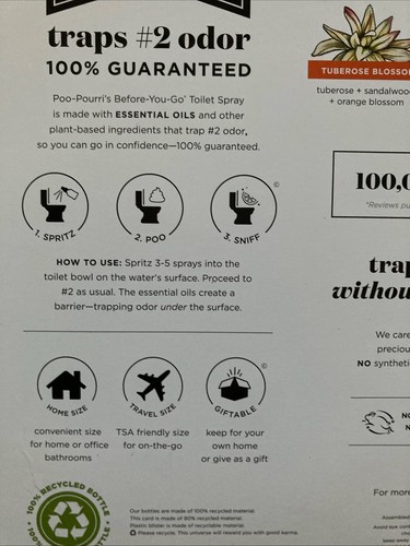 Poo-Pourri Toilet Spray - Blosson,Lavender,Amber Variety Pack - 3.4 oz - 3 Count - Picture 5 of 7