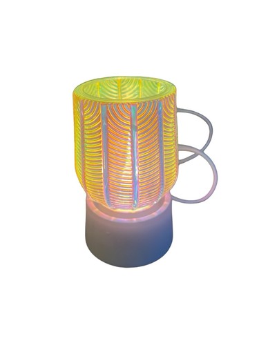 Scentsy Pearled Gatsby Mini Wax Warmer Tabletop Base Iridescent Hard To Find - Picture 2 of 7