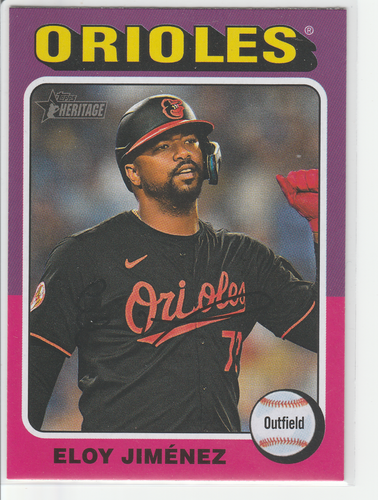 Eloy Jimenez 2024 Topps Heritage High Number SP #708 Baltimore Orioles - Bild 1 von 2