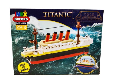 IMEX Oxford Mini Titanic Ship Brick Building Set 264pc eBay