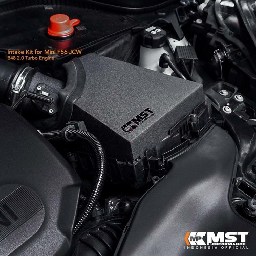 MST Performance Cone Air Filter Intake Induction Heatshield Kit F55 F56 & JCW - Picture 7 of 8