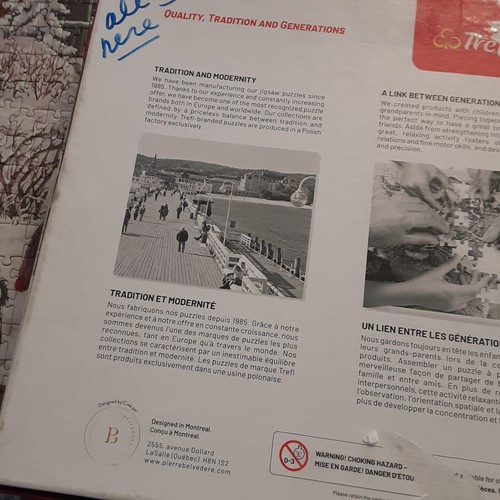 Pierre Belvedere 1000 Piece Jigsaw Puzzle COMPLETE World Class Artists Winter - Picture 11 of 19