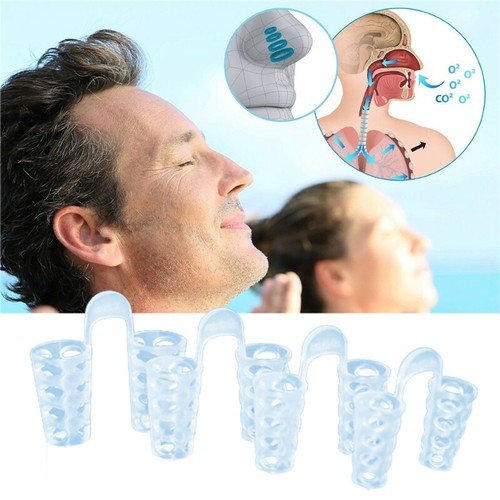 Anti Snore Apnea Nose Clip Breathe Aid Stop Snore Device Sleeping Aid L size - Picture 3 of 6