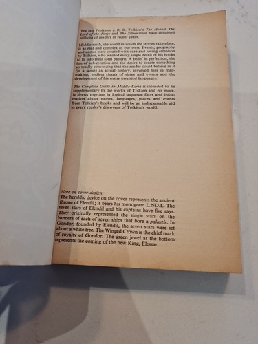 The Complete Guide to Middle-Earth by Robert Foster Paperback Tolkien Vintage - Bild 2 von 5