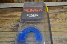 Shock Doctor Braces Strapless Mouthguard Adult 12 Blue Upper