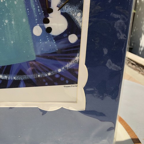 DISNEY FROZEN FRACTALS ELSA GRISELDA SASTRAWINATA 14X18" MATTED PRINT - Picture 9 of 12