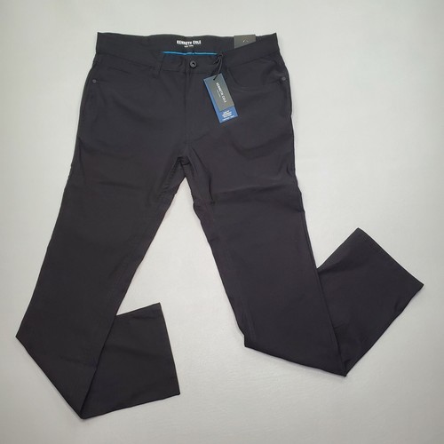 Nylon Stretch Pants Black 