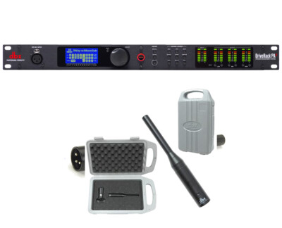 dbx DriveRack PA2 Speaker Management Processor + RTA-M Microphone PROAUDIOSTAR
