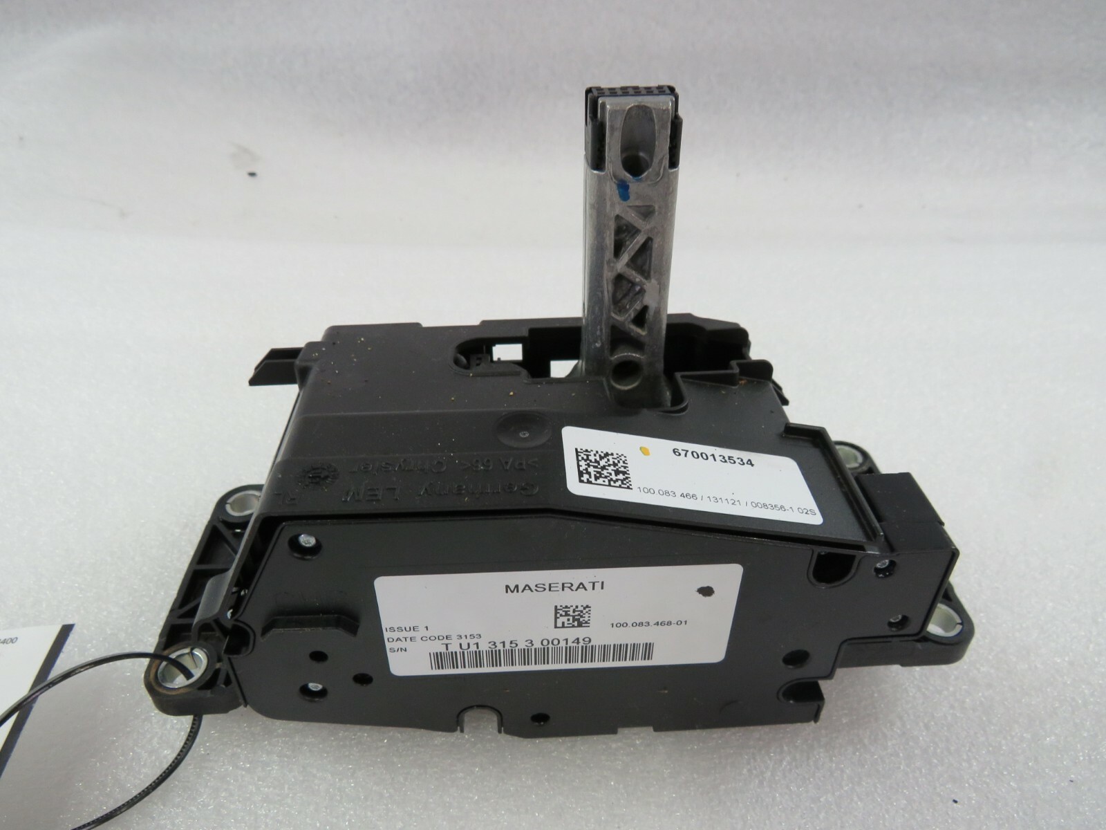 Maserati Ghibli, Automatic Shifter, Used, P/N 670013534