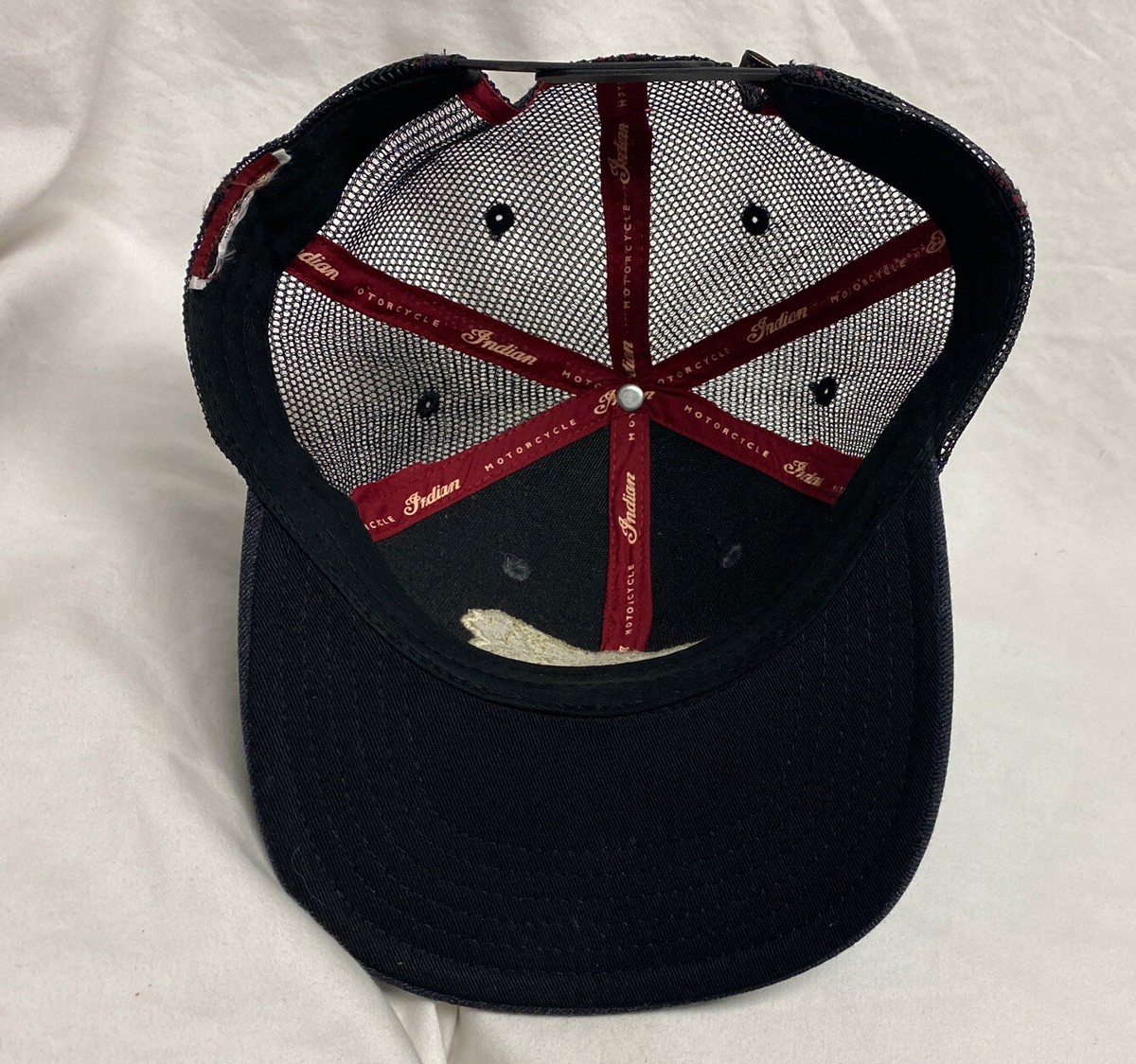 Indian Motorcycles Retro Patch Trucker Cap Hat Mesh Snapback Scout Chief Bikers 01 Patch Trucker Cap, Gray | Indian Motorcycle main image 2