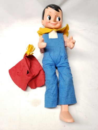 Muñeca Pinocho posable de 22" vintage mejorada hecha en Italia - Imagen 11 de 12