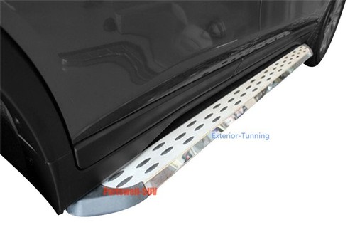 Fits For Acura MDX 2022-2024 Fixed Running Boards Side Steps Pedals Nerf Bar - Picture 2 of 18