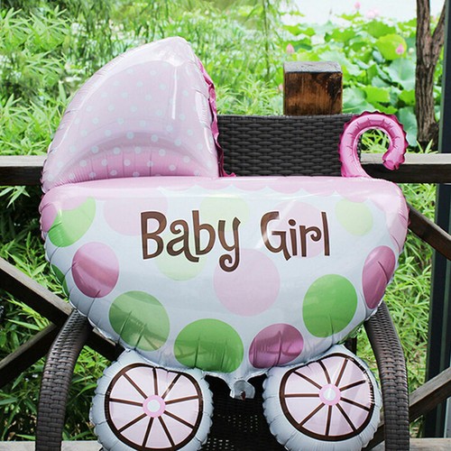 BABY SHOWER MINI SHAPE BABY PRAM FOIL BALLOON PARTY DECORATION - Picture 7 of 7