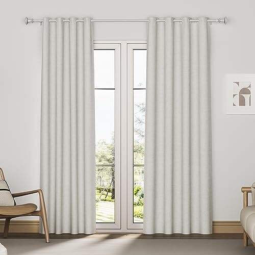 Curtain Rods for Windows 28 to 48 Inch 3/4 Inch Diameter Heavy Duty Curtain R... - Bild 5 von 6