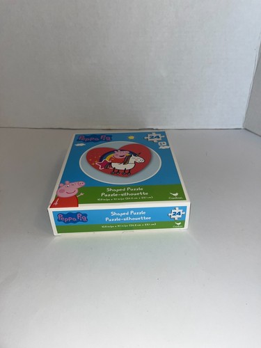 Peppa Pig Heart Shaped Unicorn Jigsaw Puzzle 24 Pieces New NIB - Picture 3 of 7