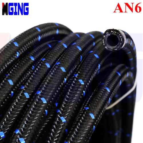6an an6 6 Acero Nylon Trenzado Línea de Combustible Manguera de Aceite Extremo Herramienta Llave Tensor - Imagen 3 de 4