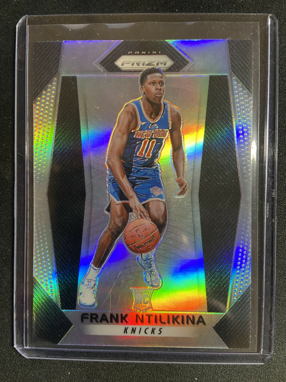 2017-18 Panini Prizm Frank Ntilikina Rc Silver Prizms #275 New York Knicks (K1)