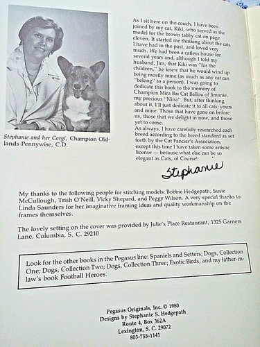 Cats, of Course! Vtg 80s Counted Cross Stitch Booklet S.Hedgepath Pegasus - Picture 5 of 5