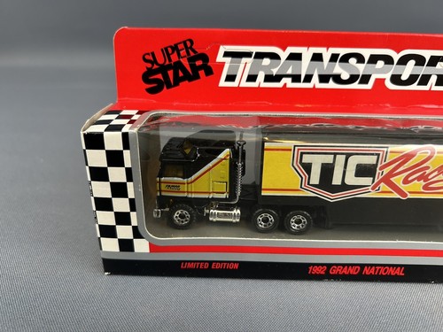 Matchbox Super Star Transporters 1992 Jeff Burton #8 TIC Racing 1/64 NIB - Picture 3 of 12