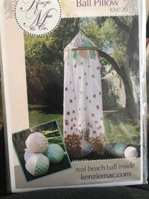Kenzie Mac Co Sewing Pattern Hula Hut Ball Pillow Play House