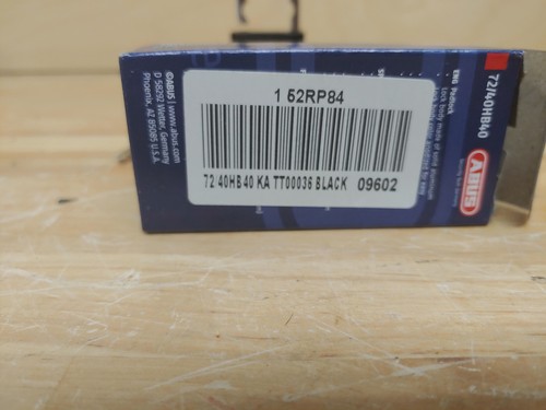 10 Pack - ABUS 72/40HB40 BLACK Padlock Alumium Lockout Jobsite Key Alike 724011 - Picture 4 of 7