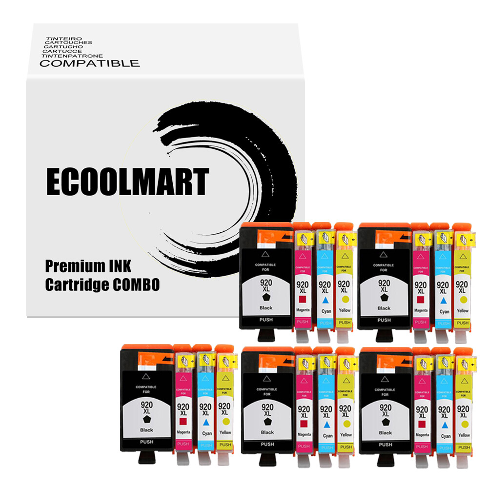 20PK Ink Cartridge replace for HP 920 XL Officejet E709n E710n 6500A 7000 7500A