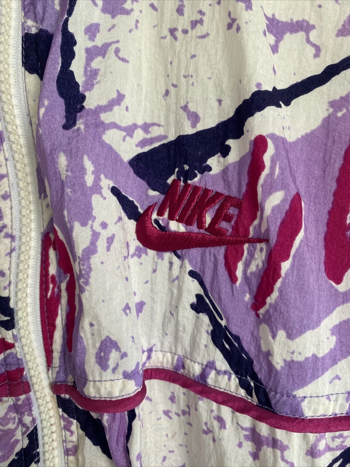 复古 90 年代耐克 Andre Agasssi Challenge Court 风衣夹克,尺寸 S,复古 — 第 2/4 张图片