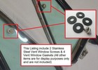 Vent Window Hardware! For '72-93 Dodge Ram Pickup Ramcharger 60-70's Van/Car Etc