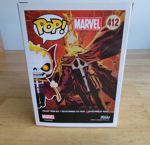 Funko Pop Marvel Doctor Strange Ghost Rider #412 Glow GITD LACC - Picture 7 of 11