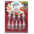 Glade PlugIns Essential Oil Wall Plug In, Apple Cinnamon, 9 Count (6.39 fl.oz)