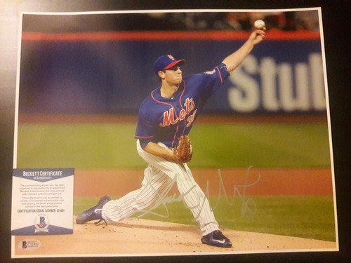 Steven Matz Signed Autographed 11x14 Photo Beckett Authenticated New York Mets - Picture 1 of 3
