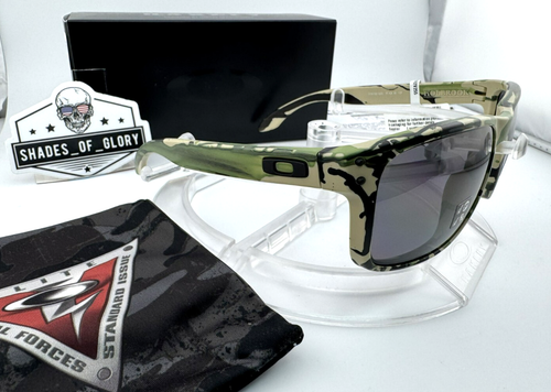 OAKLEY HOLBROOK SI WOODLAND CAMO SPIN PRIZM GREY POLARIZED SUNGLASSES OO9102-V2 - Picture 2 of 12