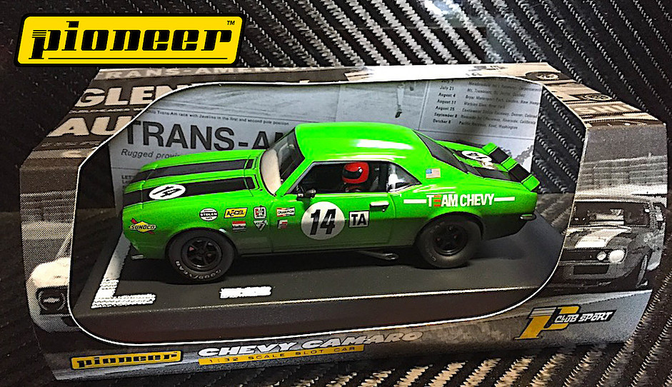 Pioneer Green 1968 Chevrolet Camaro hr Enduro DPR 1 32 Scale Slot Car P044 Pioneer Green 1968 Chevrolet Camaro hr Enduro DPR 1 32 Scale Slot Car P044