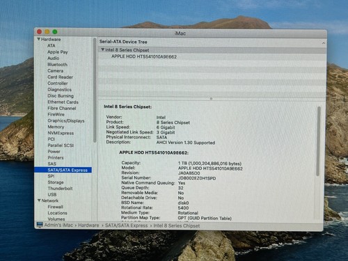 Apple iMac 21.5" Desktop - Quad i5 2.7GHz - 8GB - 1TB HD - macOS 2019 Catalina - Afbeelding 11 van 20