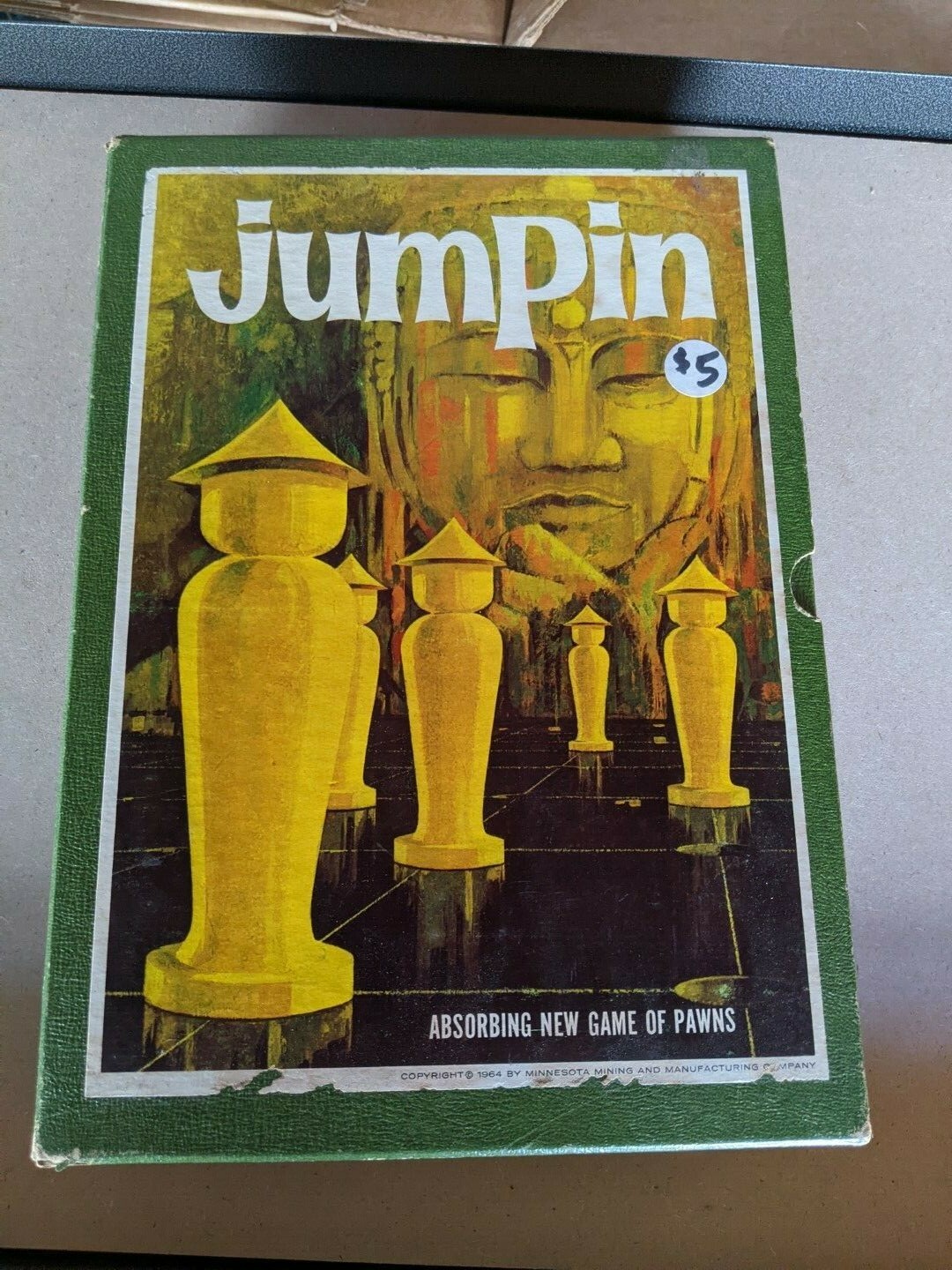 Vintage Jumpin Board Game 1964 3M Bookshelf Game 100% Complete | eBay