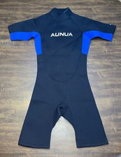 Neoprene Aunua Wetsuits Children's 3mm Youth Swimming Suit Shorty for Kids, 12