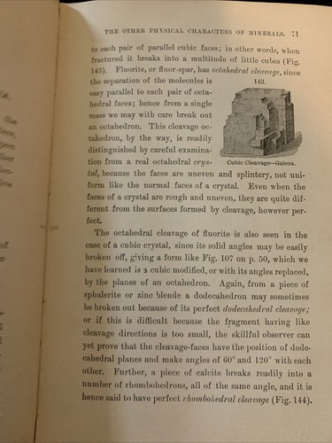 Minerals and How to Study Them Edward Dana 1901 HC VTG book - Picture 9 of 13