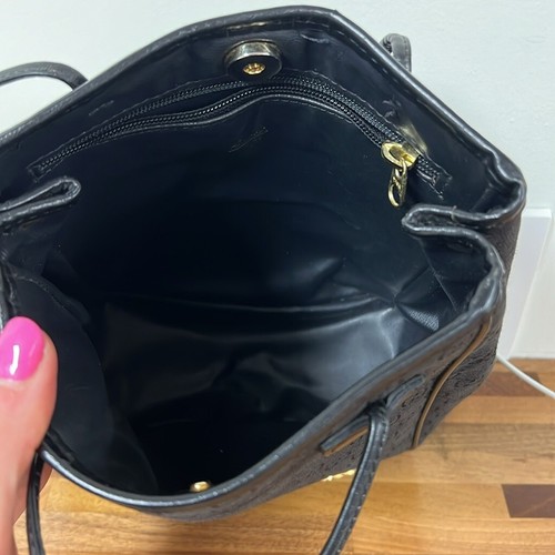 Vintage Gucci Monogram Handbag Black - Picture 8 of 8