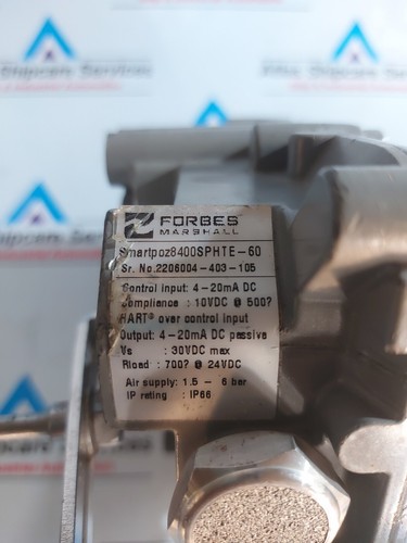 FORBES MARSHALL SMARTPOZ8400SPHTE-60 SMART POSITIONER - Picture 7 of 10