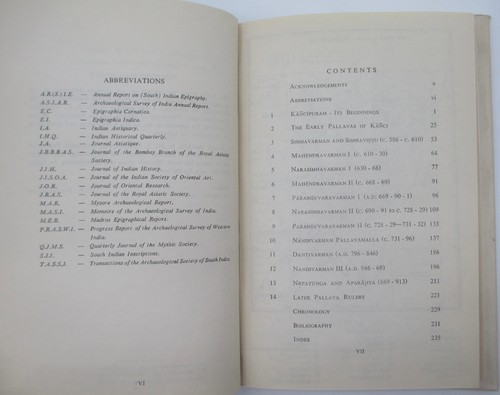 Pallavas von Kancipuram in der frühen südindischen Geschichte T. V. Mahalingam 1969 HC - Bild 6 von 7
