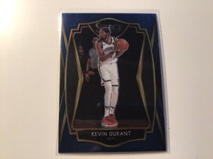 2020-21 Panini Select Premier Level Kevin Durant BLUE Prizm #101 Nets Mint NBA