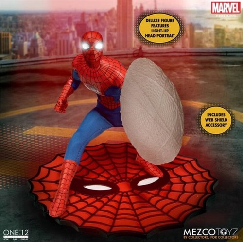 MEZCO ONE:12 AMAZING SPIDER-MAN DELUXE EDITION 6” FIGURE IN STOCK Collection Toy - Picture 5 of 10