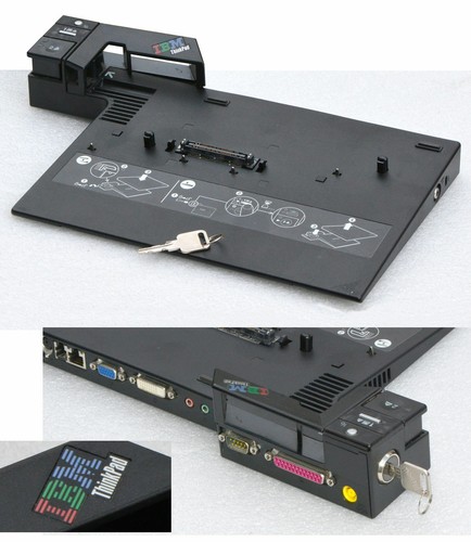 LENOVO PORTREPLICATOR TYPE 2504 IBM THINKPAD T60 T61 R61 T400 T500 42W4636 DOC10 - Bild 1 von 5